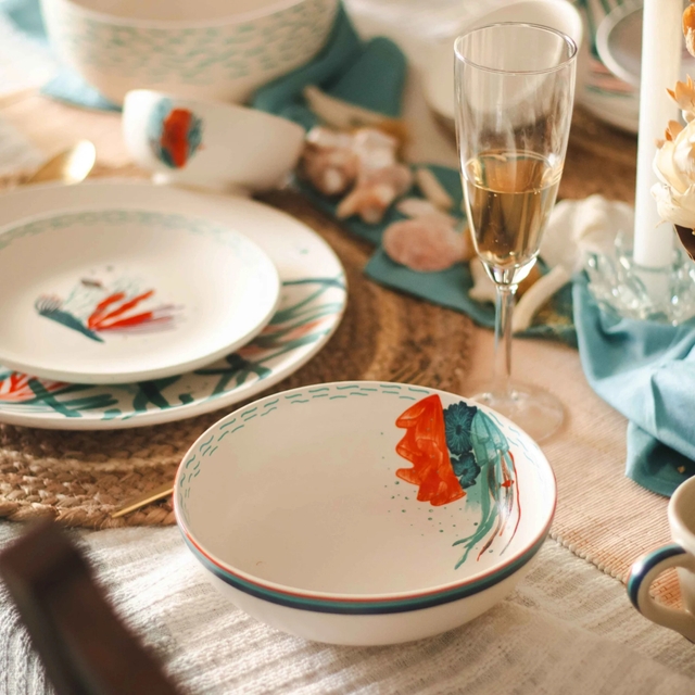 underwater treasures - Breakfast Set (Cereal Bowl & Mug)