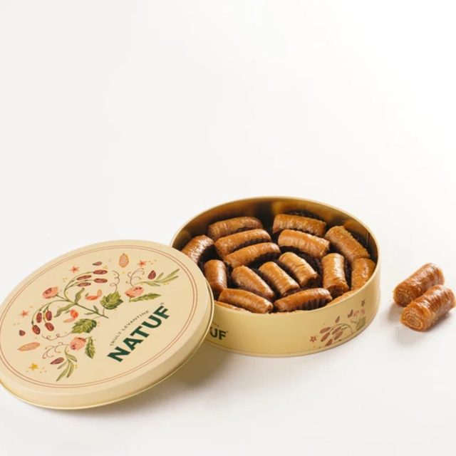 BAKLAVA CHOCOLATE ROLL - 340GM TIN