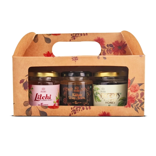 Exclusive Gift Combo Litchi + Neem Honey + Kashmir White