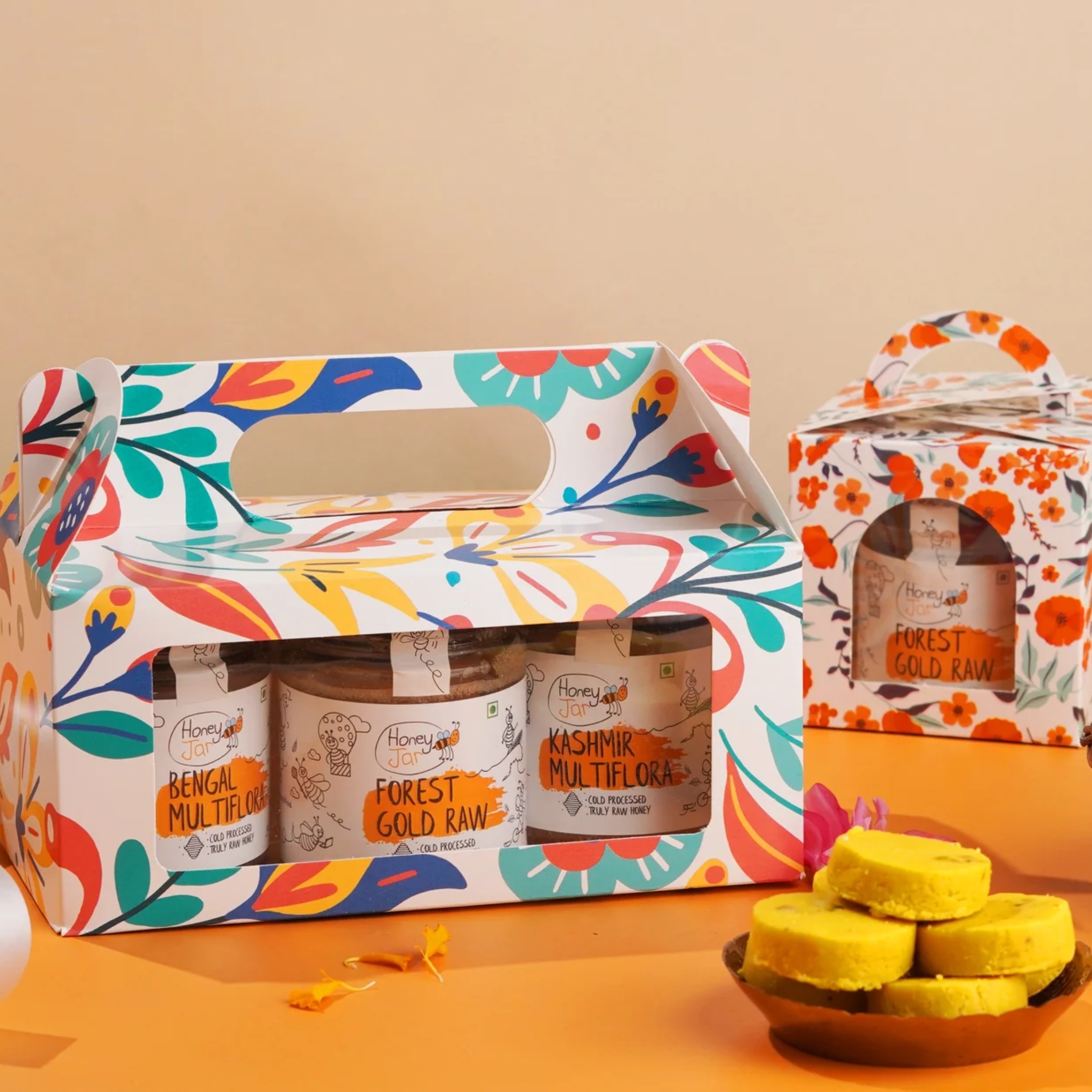 Raw Honey Gift Combo | Pack of 3 Pure Honey Jars - NMR Tested