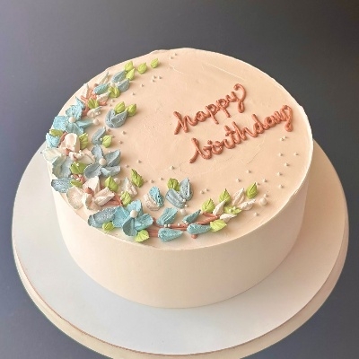 Chocolate Floral Cake